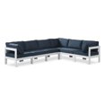 thumbnail image 1 of Meridian Furniture Nizuc Sectionnel Modulaire de Patio Extérieur Bleu Marine, 1 of 9