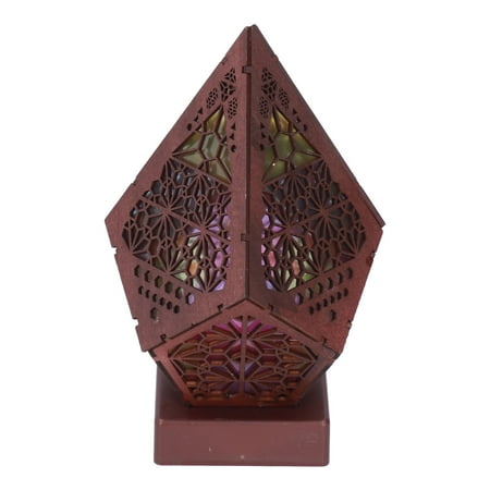 

Brrnoo Projection Lamp Bohemian Style Colorful Multicolor Mixed LED Decorative Night Light Projection Lamp Star Projector