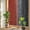 Black Red, variant on Rainbow Window Privacy Film, Teal Brown Ombre Static Cling Decorative Window Film PVC, Vintage Country Wooden No Glue UV Blocking Glass Covering, Removable Stained Glass Sticker 17.7''x39.3''