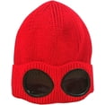 thumbnail image 1 of LinYooLi Women Knit Beanie Skull Hat Slouchy Chunky Cable Warm Soft Thick Cap with Goggles, 1 of 7