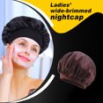 thumbnail image 2 of Sonducket Gorro para el pelo de ala ancha, bufanda para la cabeza de baño, gorro para dormir, gorro a la moda, turbantes, cubierta para la cabeza, Sombreros Café Sonducket AP008211-15, 2 of 6