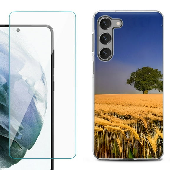 Shockproof Fashion Phone Case for Samsung Galaxy S23 5G, by OneToughShield ® - Wheatfield
