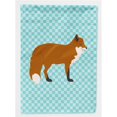 thumbnail image 1 of Carolines Treasures BB8050CHF Renard Rouge Bleu Check Drapeau Toile Maison, 1 of 4