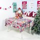 thumbnail image 1 of Christmas Tablecloth Polyester Table Cover Rectangle Tablecloth for Merry Christmas Holiday New Year Eve Party Decorations Supplies,60x72inch, 1 of 4