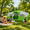 Green, variant on 8 Person Family Camping Tent, Double Layer Waterproof Windproof with Privacy Divider, Portable Easy Setup for Outdoor & Hiking
