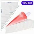 thumbnail image 5 of 100 Pieces Piping Bags Disposable - Tipless Piping Bags | Pastry Bags | Icing Piping Bags | Frosting Bags for Cake Cookies Baking D rating, 5 of 5