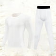 thumbnail image 7 of TIREOW Boys Compression Thermal Base Layer Set, Athletic Youth Fleece Lined Long Sleeve Sports Tops Leggings for Kids (Style A), 7 of 7