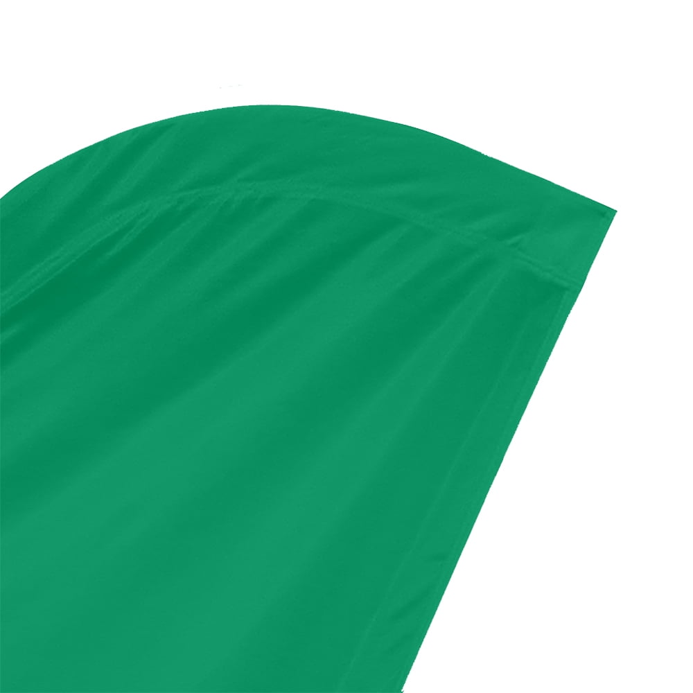 Vispronet - Medium Green Solid Feather Flag Kit - 13.5ft Knitted Polyester Swooper Flag with Pole Set and Ground Spike - Dyed in The USA