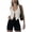 Off-White, variant on Yunliwuli Women Crop Vest Tops, Sleeveless Solid Color Casual Party Street Spring Fall Summer Waistcoat