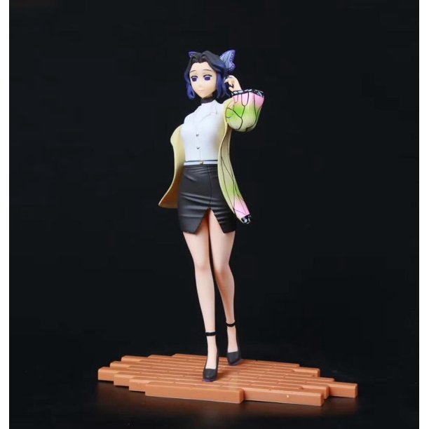Demon Slayer Anime Doll Tanjiro Ni Douzi My Wife Zenyi Butterfly Ninja PVC Figura de acción Colección Modelo Niño Regalo de cumpleaños xuanjing unisex