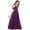 z-261013-1-Dark Purple, variant on VBEWZET White Lace Beaded Long Train Formal Dresses for Little Girls, Satin Maxi Dress with Side Bows for Birthday Party Holiday Stage Show White 12-13 Years