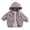 Purple, variant on Baby Boys Girls Hooded Zippered Cardigan Jacket - Spring Autumn Warm Hoodie Coat for Toddlers 3-24 Months