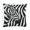 Pattern, variant on 16"x16" Pillow Case Black And White Zebra Print Throw Pillow Covers Decorative Floral Linen Pillow Cover Black Zebra Print Decorative Pillow Covers Decorative Couch Pillow Cover for Sofa