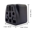 thumbnail image 3 of ZZHZGZ Canada Clearance Sale Two Pin Turn Three Pin Two Hole Turn Three Hole Standard 10A Conversion Plug Plug Turn To 2 Flat Plug, 3 of 8