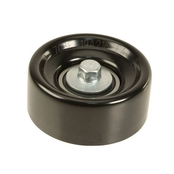 Accessory Belt Idler Pulley - Compatible with 2003 - 2010 Ford F-350 Super Duty 2004 2005 2006 2007 2008 2009