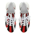 thumbnail image 5 of Black White And Red All Over! Walking Shoes for Men Woman Lightweight Tennis Fashion Elastic Sports Shoes Cushion Basketball Shoes, 5 of 7