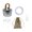 Silver, variant on Lerpwige Windproof Liquor Burners Easy Cleaning Camping Burners for Outdoor Activity