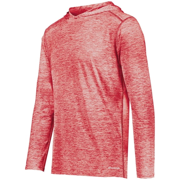 Holloway Sportswear S Boys Electrify Coolcore® Hoodie Scarlet Heather 222689