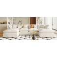 thumbnail image 6 of Modern Polyester U-Shape Sectional Sofa with Removable Ottomans for Living Room (134.4''W x 59.1''D x 32.5''H), 6 of 24