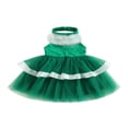 thumbnail image 1 of Toddler Parti Robe Filles une Ligne Robe Sans Manches Licol Robe Dos Nu Patchwork Brillant Robe d'Été en Tulle, 1 of 7