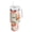 Pale Pink Peach's Pattern, variant on 30 oz Insulated Stainless Steel Tumbler Double Wall Stainless Steel Tumbler with 2-Way Drinking Snowflake and Feather Pattern
