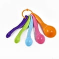 thumbnail image 1 of Set of Five Measuring Spoons 5 Pieces in 5 Colors Measuring Spoon Plastic Measuring Cup Cooking Baking Dosing, 1 of 5