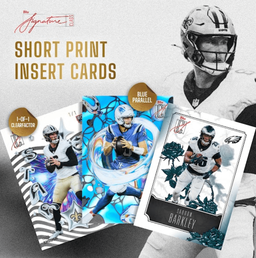 2025-26 Topps Signature Class Football - Factory Sealed - Mega Box