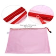 thumbnail image 4 of PVC Zipper Pouch, Document Bag, Storage Bags, Maps For Documents Light Blue,Light Pink, 4 of 8
