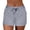 Gray, variant on Rezuofi 1 Pcs Yoga Shorts for Women Cotton Summer Casual Low Rise Drawstring Athletic Shorts Slim Soft Lounge Shorts with Pockets