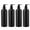 Black, variant on Gymnture 4pcs Empty Hand Pump Shower Shampoo Bottles 500ml