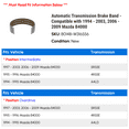 thumbnail image 2 of Automatic Transmission Brake Band - Compatible with 1994 - 2003, 2006 - 2009 Mazda B4000 1995 1996 1997 1998 1999 2000 2001 2002 2007 2008, 2 of 2