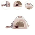 thumbnail image 6 of balikha Hamster Carrier Bag,Small Animal Travel Carrier,Outgoing Bag,Guinea Pig Carrier Small Pet Bag for Bird Hedgehog Bunny Hamster Pink S, 6 of 9