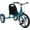 Aqua, variant on AmishToyBox.com Groffdale Deluxe Ladybug Chopper Kid's Trike Pink