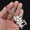 thumbnail image 2 of Naierhg Creative Model Train Aircraft Airplane Ring Holder Keychain Accessories Gift, 2 of 8