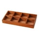 thumbnail image 2 of Caja de almacenamiento dividida de madera Organizador dividido Organización de mesa Ahorro de espacio Marrón, 2 of 9