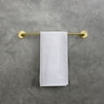 thumbnail image 2 of Kibi Circular Bathroom 18" Towel Bar - Brushed Gold, 2 of 2