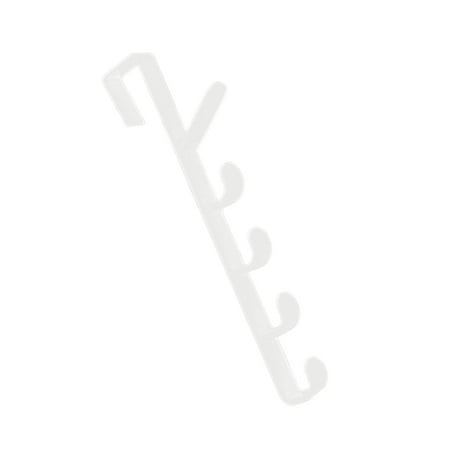 

YANPIN Hooks Over The Door Hook Hanger | 5-Hook Heavy-Duty Organizer Rack For Coats Hats 1*Urinal Household hooks Reduced Price
