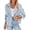 Sky Blue, variant on Women Crop Top Double Breasted Trench Coat with Shoulder Sleeves and Cut Jacket with Pockets