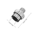 thumbnail image 2 of Minkissy Automatic Pressure Switch Square Design for Air Compressor Silver 1Pcs for Industrial Applications, 2 of 8