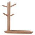 thumbnail image 1 of OULII 1Pack Jewelry Tray Wood Khaki for Home Organization Daily Life Use, 1 of 8