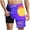 Purple, variant on DeHolifer Shorts for Men Plus Size Hawaii Printed Drawstring Elastic Waisted Loose Comfy Shorts with Pokcet Pink XL