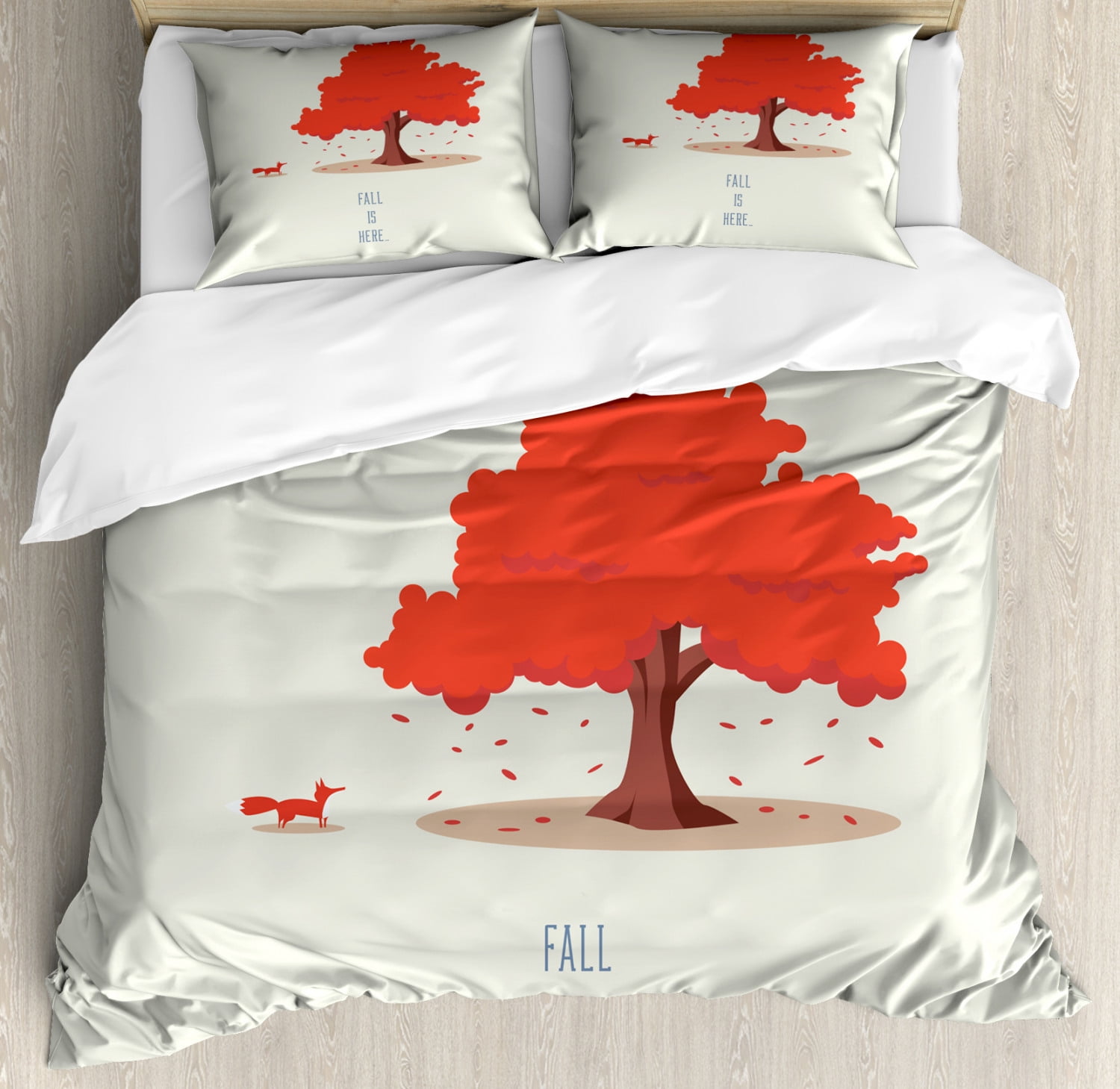 Autumn Fox 3-Piece Quilted Bedding Set GFTOTP10957 main image 1