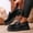 🔥 Black, variant on Msgweeeg Beach Sandals Womens Flat Shoes Women's Fashionable Casual Solid Color Round Toe Heel Loafers Mid-Heel Shoes