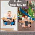 thumbnail image 6 of Baby Swing Outdoor Indoor Toddler Swing Seat with Safety Belt, Canvas Hanging Swings Outside Tree Swing Great Gift for Baby Boys Girls Kids Lovers, 6 of 12