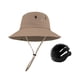 thumbnail image 5 of Sombrero ajustable para la barbilla Jinwen Gorra de playa transpirable resistente al impacto Caqui, 5 of 8