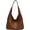 A-brown, variant on Shoulder Bag Women Tote Bag PU Leather Chic Fashionable Large Magnetic Closure Bag Casual Commuting Handbag