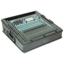 SKB Roto Rack/Mixer Top Console, 10U Slanted Rackmount with, Hard Lid and Door