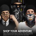 thumbnail image 2 of Máscara divertida 3D para motocicleta, máscara de esquí, pasamontañas con calavera de Joker, gorro para exteriores, senderismo, acampada, polaina para el cuello, bandana, bufanda para hombre, 2 of 5