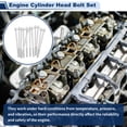 thumbnail image 2 of Juego de tornillos de cabeza de cilindro ES 72212 para Subaru Forester 1999-2010 Outback Legacy 2000-2012 Impreza 1999-2011 Baja 2003-2006 2.5L H4, 2 of 7
