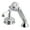 Polished Chrome, variant on Kingston Brass KSK3332PLTR Deck Mount Hand Shower with Diverter for Roman Tub Faucet, Polished Brass